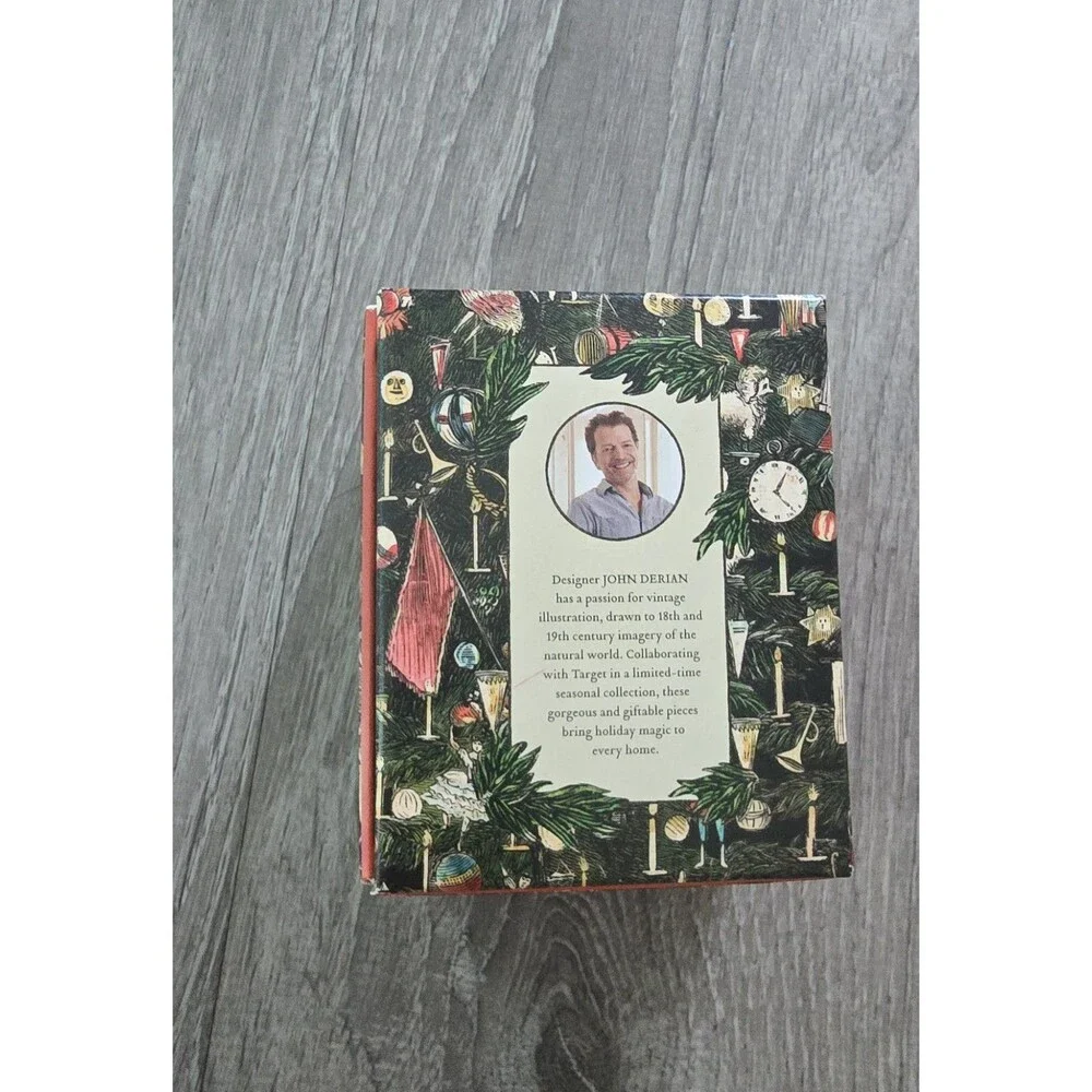 John Derian Target Striped Cookie Glass Christmas Ornament 2025 Limited Edition